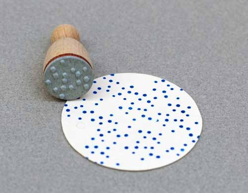 Stempel wilde dots, puntjes | Perlenfischer