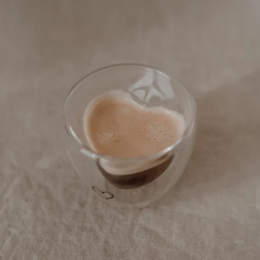 Hartvormig dubbelwandig glas voor espressokoffie espresso koffie 150ml. | Eulenschnitt 2