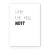 Ansichtkaart: Why the hell not | Merry & Bright