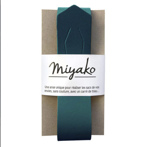 Furoshiki tas strap riem blauw groen | Miyako