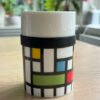 Mondriaan mok - ring mug - PO-3 | Mevrouw de Beer