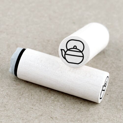 Stempel theepot 2 cm | Merry and Bright