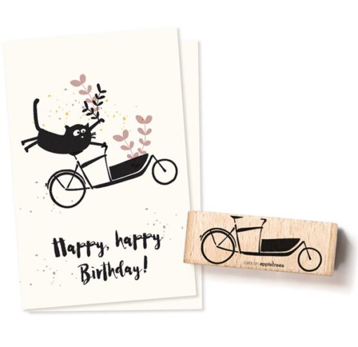 Stempel bakfiets | Cats on Appletrees
