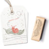 Stempel blad ovaal groot | Cats on Appletrees