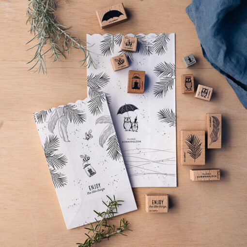 Stempel blad ovaal groot stempelidee 1 | Cats on Appletrees