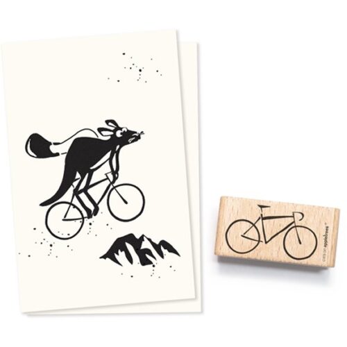 Stempel fiets | Cats on Appletrees