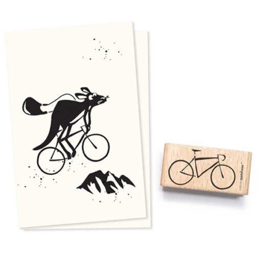 Stempel fiets | Cats on Appletrees