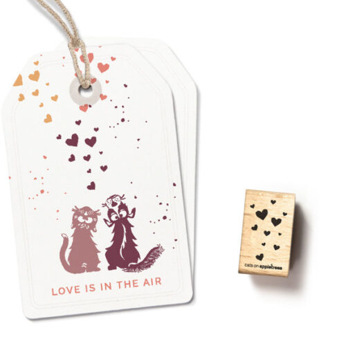 Stempel Confetti hartjes | Cats on Appletrees