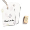 Stempel blad met nerven medium | Cats on Appletrees