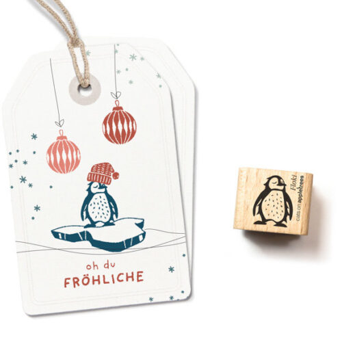 Stempel pinguin Floki | Cats on Appletrees