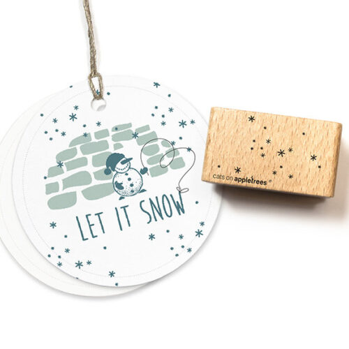 Stempel sneeuwvlokken of sterretjes 2 | Cats on Appletrees