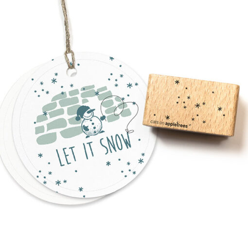 Stempel sneeuwvlokken sterretjes 2 | Cats on Appletrees